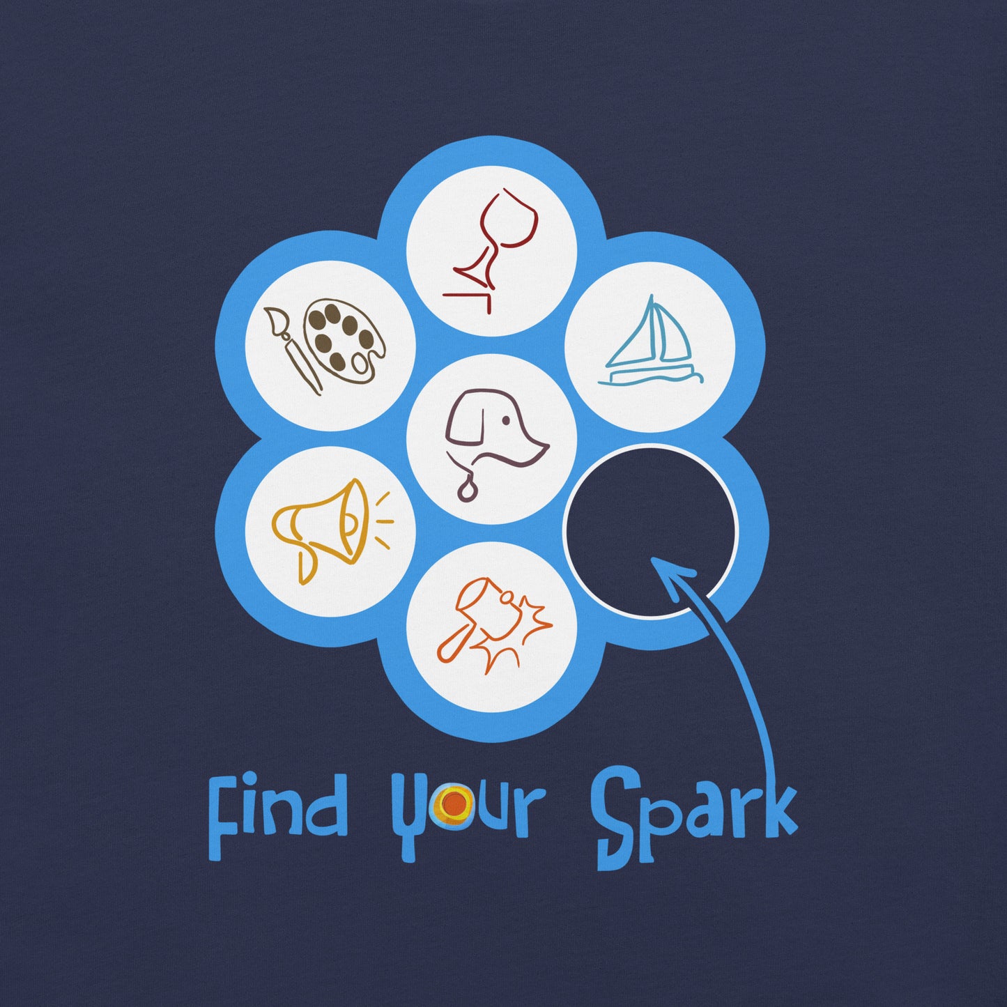 Find Your Spark - Unisex t-shirt