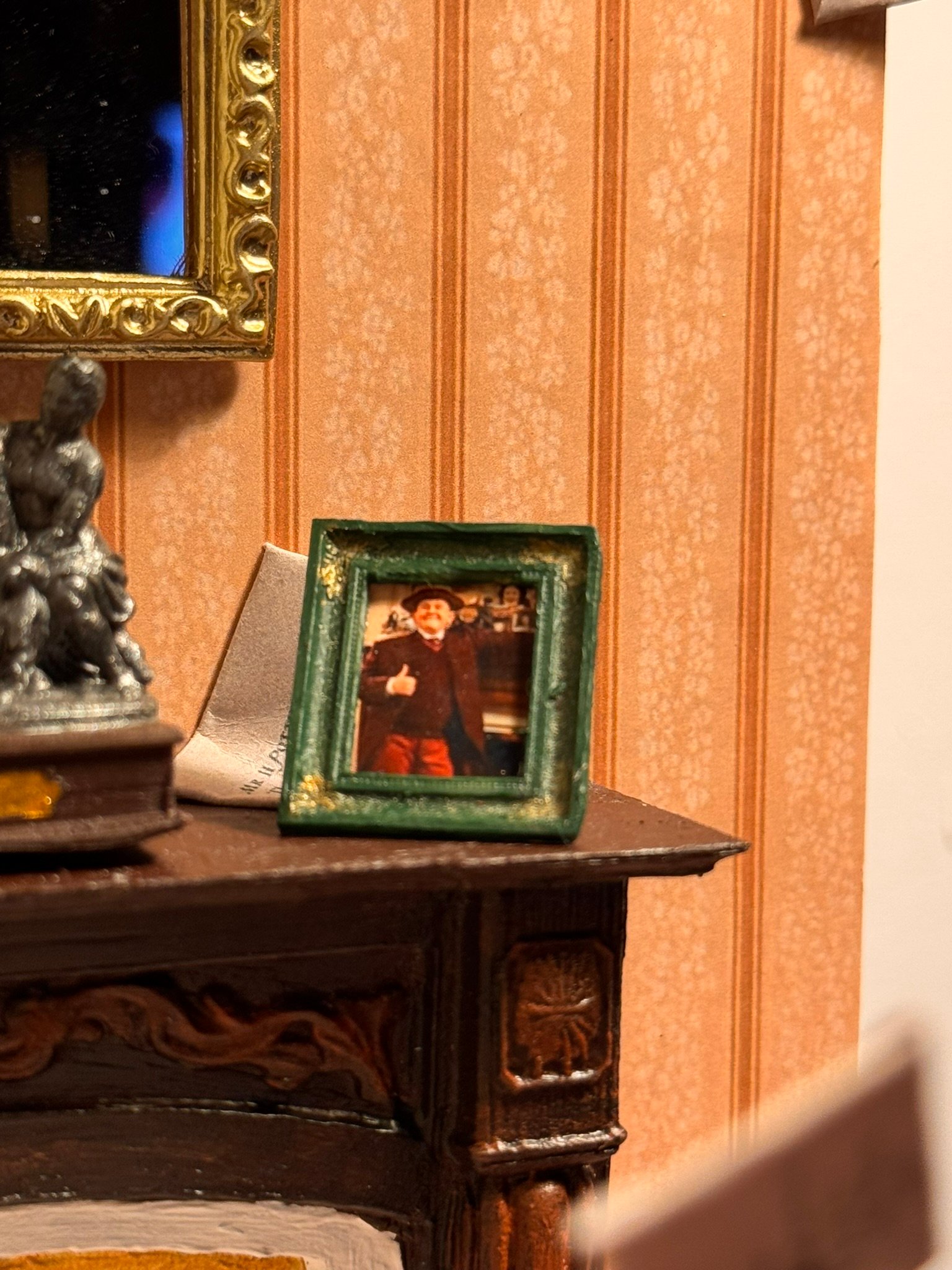 Letter Scene - Miniature Fireplace Decor - Image 5
