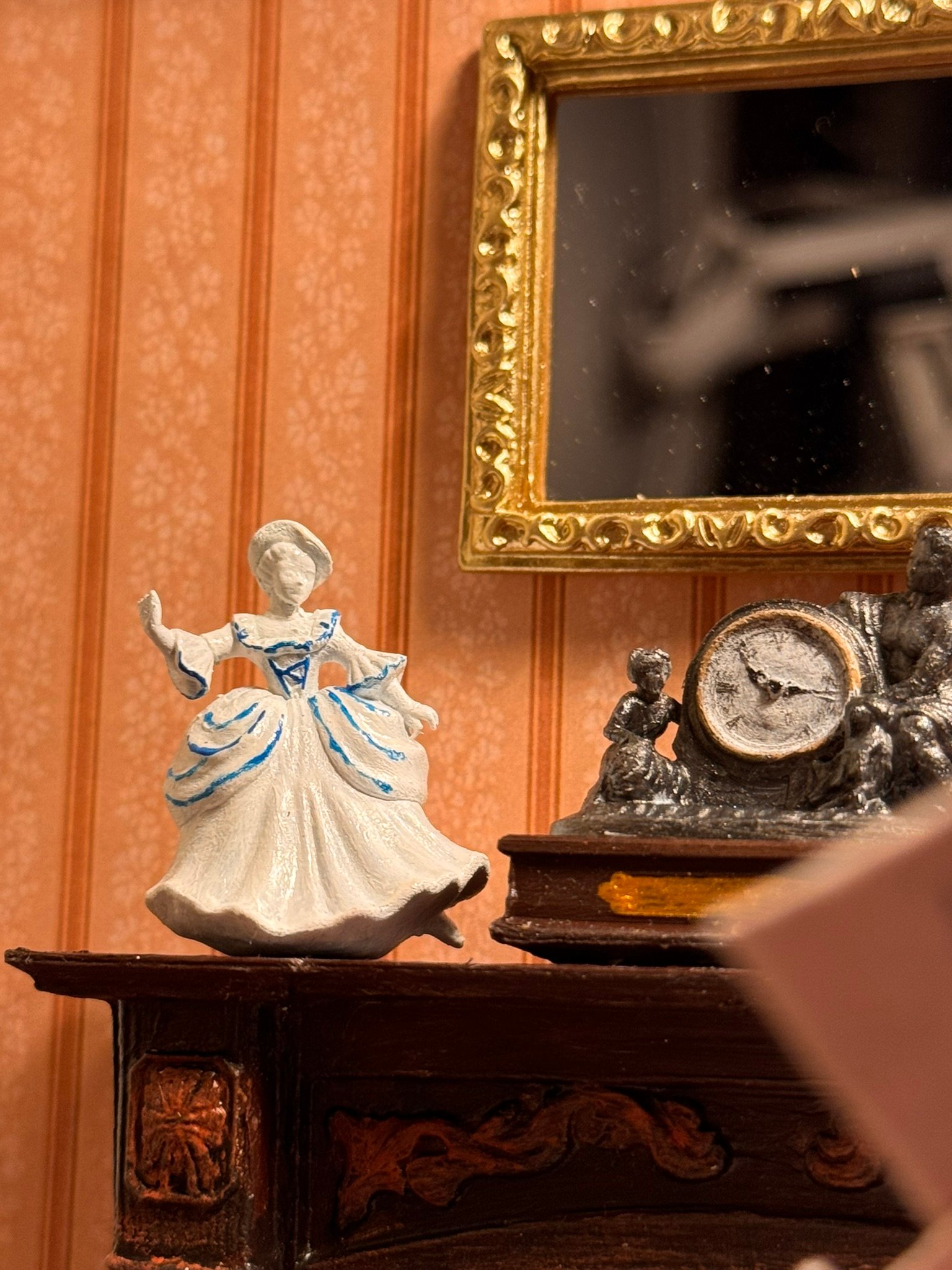 Letter Scene - Miniature Fireplace Decor - Image 4