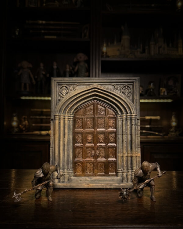 Great Hall Door & Stone Guardians