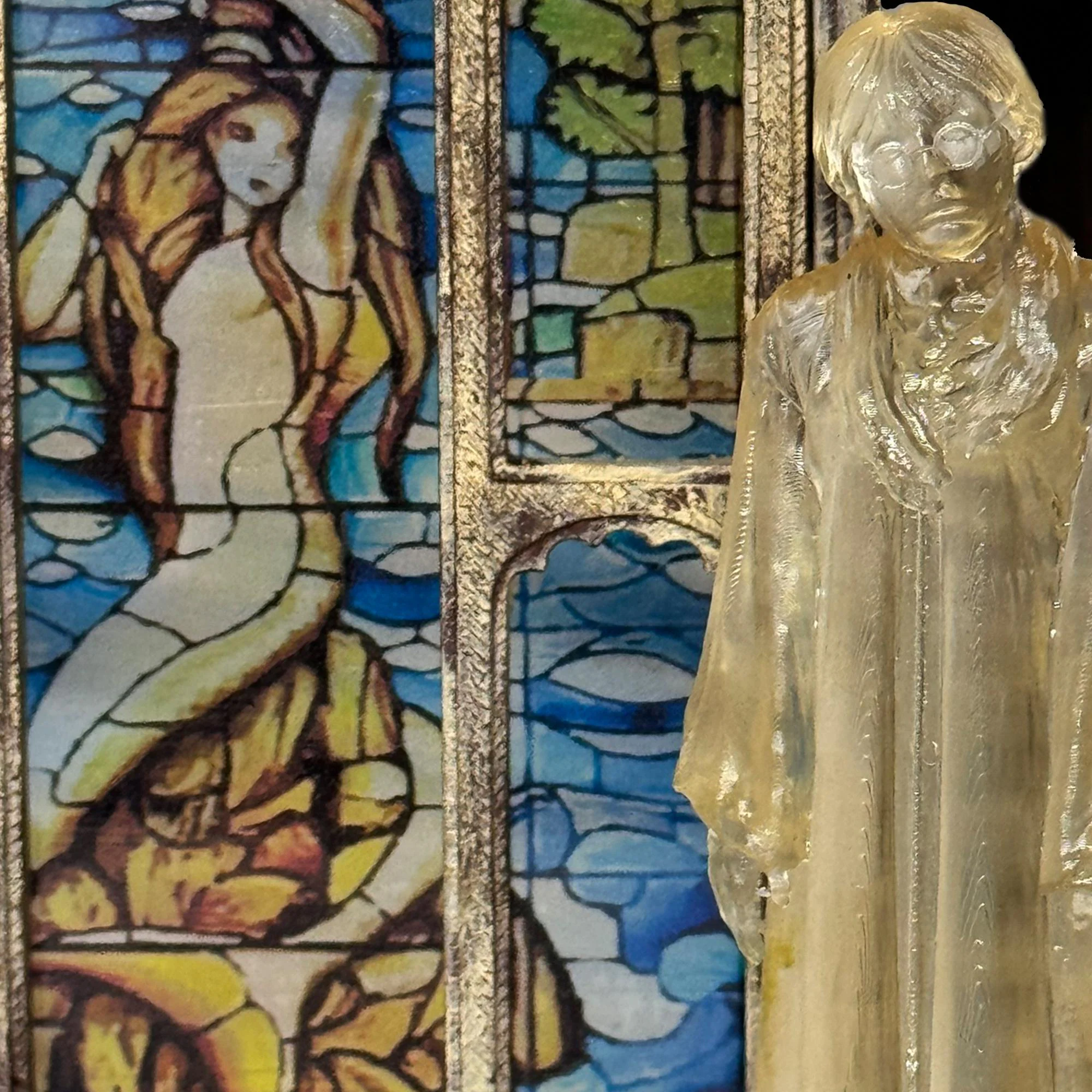Mermaid Window (Stained Glass Style) - Image 3