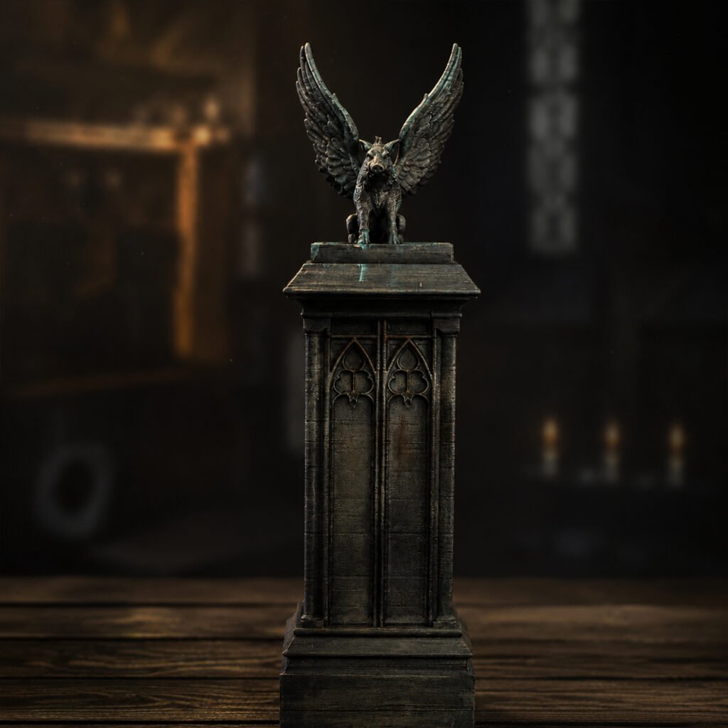 Winged Boar Statue