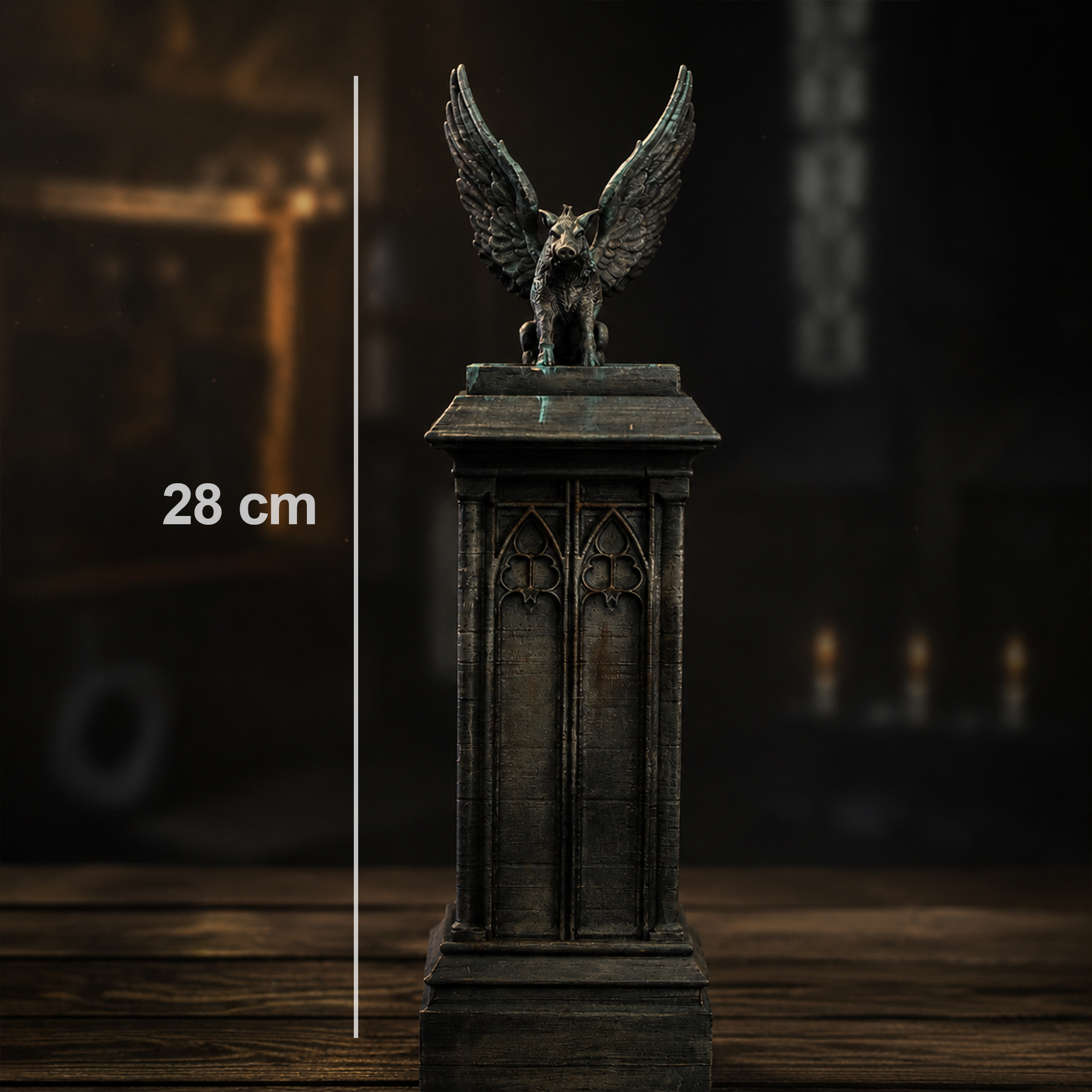 Winged Boar Statue - Image 4