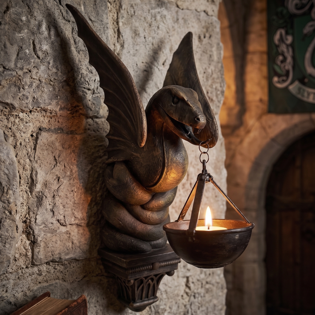 Snake Gargoyle Wall Sconce