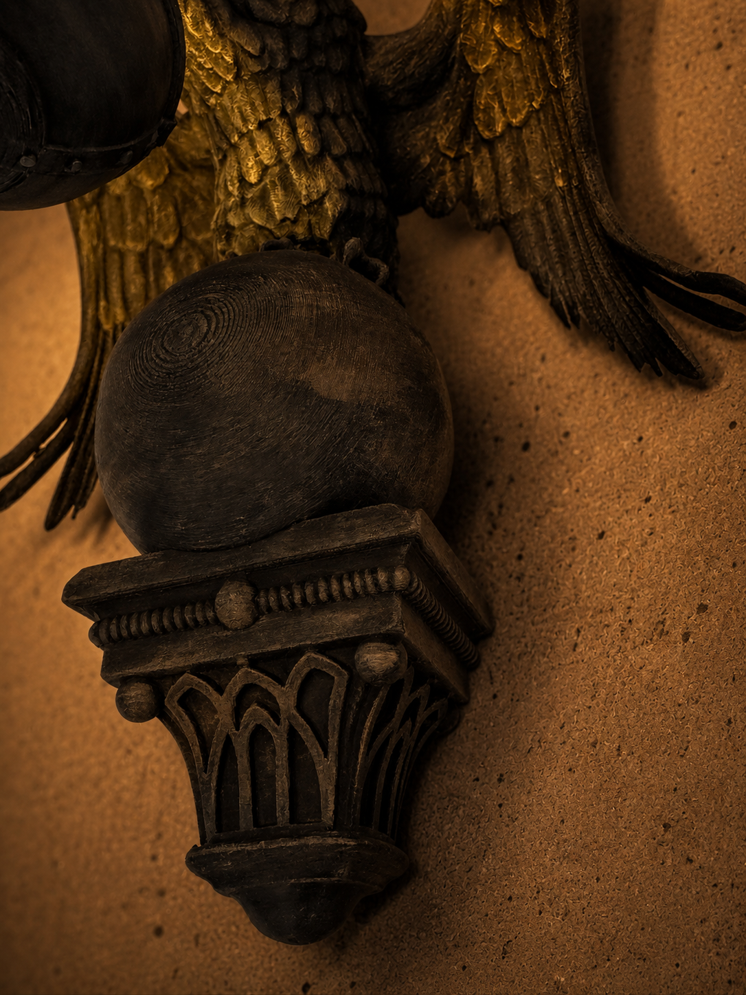 Gothic Raven Wall Sconce - Image 2