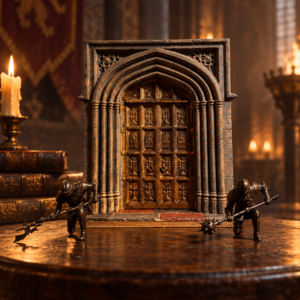 Great Hall Door & Stone Guardians - New Version