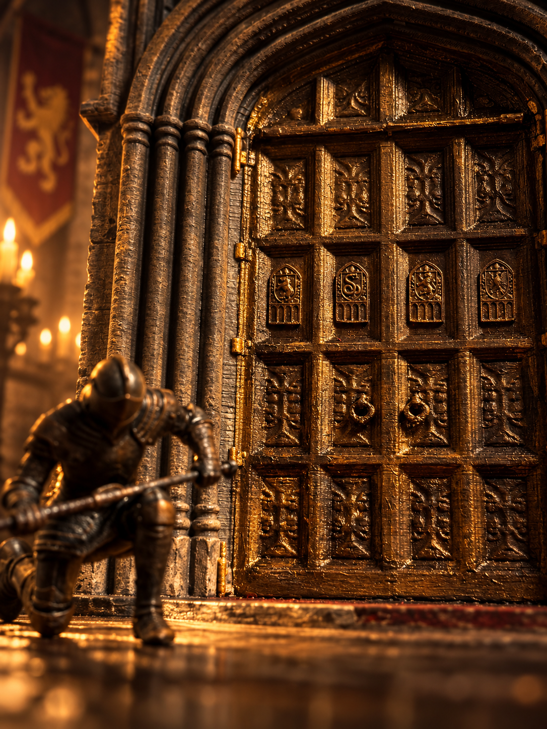 Great Hall Door & Stone Guardians - New Version - Image 4